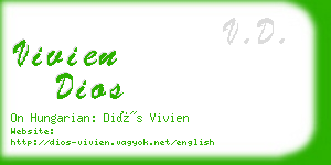 vivien dios business card